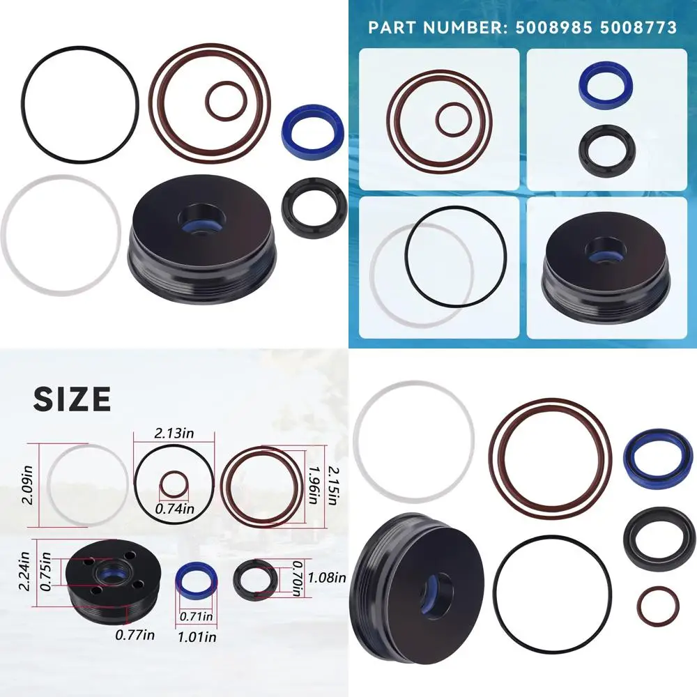 

5008985 и 5008773 Комплект ремонтных уплотнений поршня, совместимый с Evinrude ETEC 2004-2012 гг. (замена # 5005756, 5007776, 5008949)