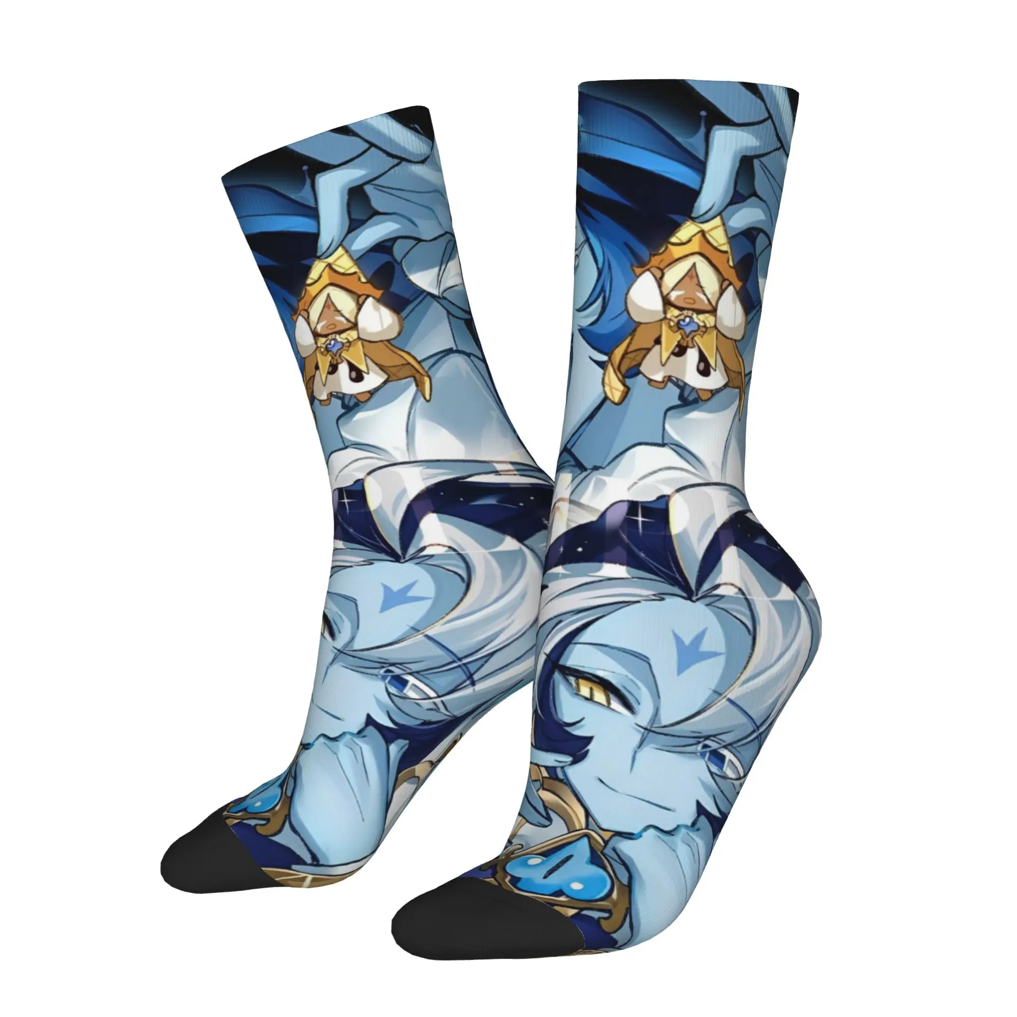 Unisex Cookie Run Kingdom  Socks Warm Funny Happy Video Games Socks Harajuku Accessories Middle Tube Crew Socks