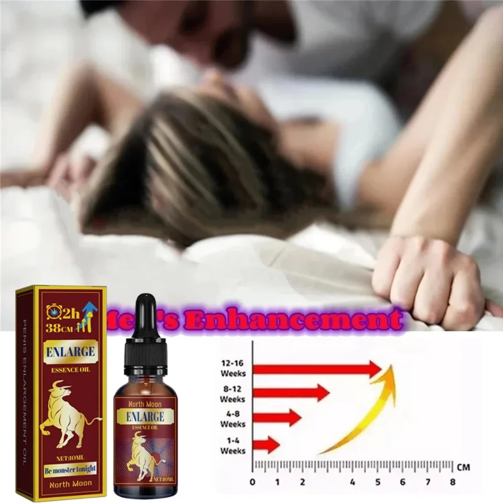 Olio per l'ingrandimento del pene Crescita dell'ispessimento del pene Aumenta il grosso cazzo Ingrandisci per gli uomini Erezione migliorata Ritardo Eiaculazione Olio per il cazzo grosso