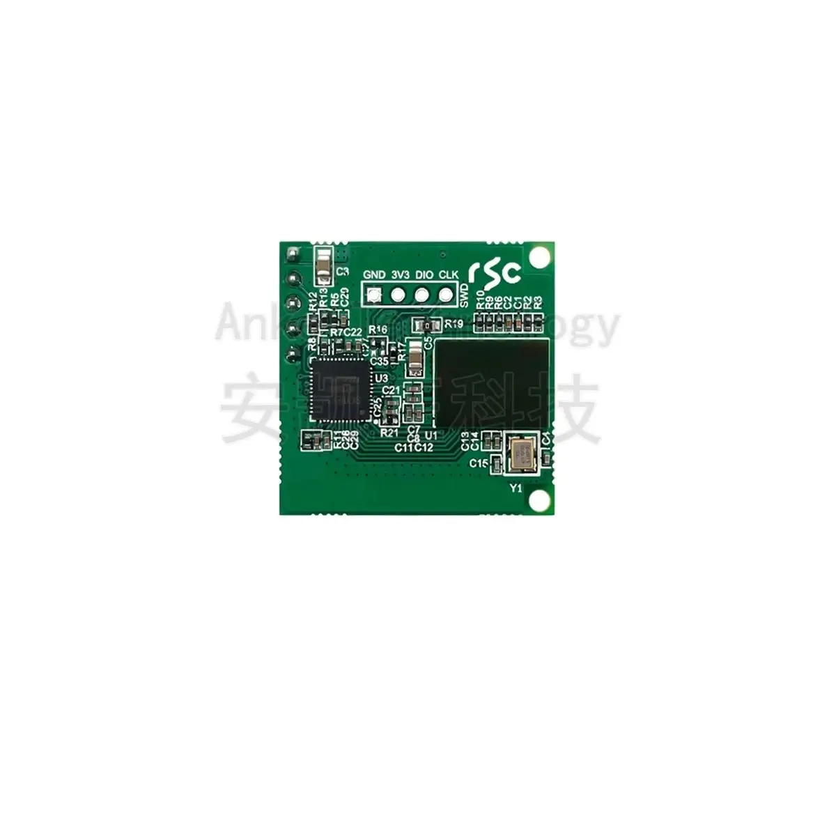 Hailingke 60G four-transmit four-receive high-precision multi-target human movement trajectory sensing LD6001A radar module