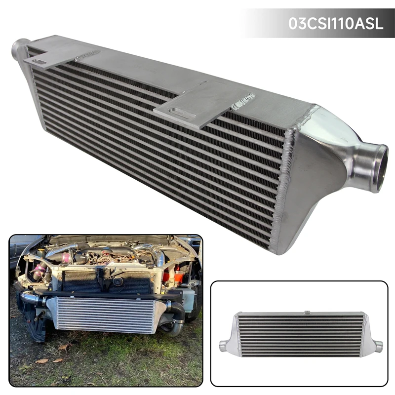 Performance Front Intercooler Fits for Subaru Impreza WRX STI 2002-2007 EJ20 EJ25 Bar & Plate Design 300-550HP