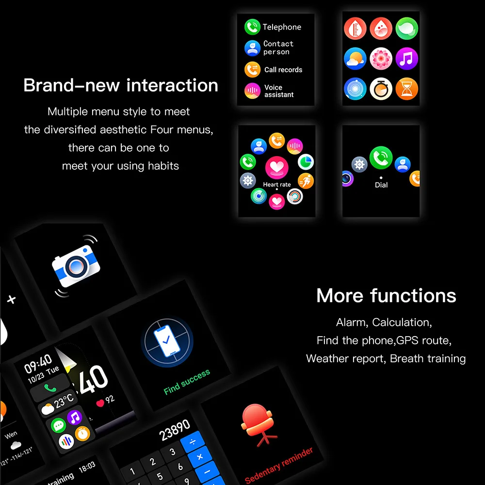 K61 Pro ساعة ذكية للرجال والنساء ساعات المعصم الإلكترونية Smartwatch ساعة اليد الرقمية ساعة GPS المقتفي البوصلة سوار اللياقة البدنية