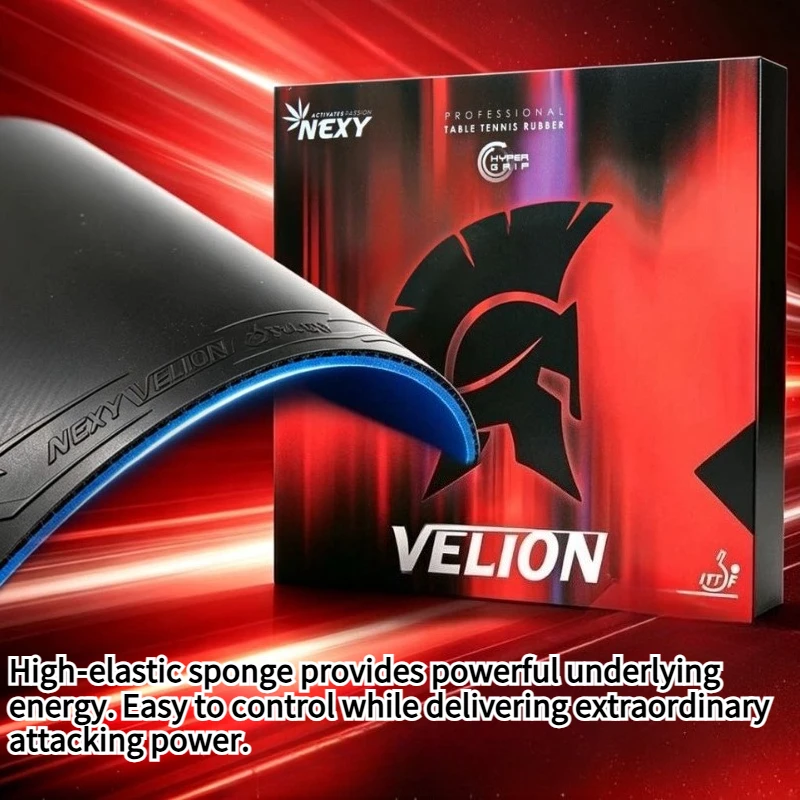NEXY VELION Gladiator Sticky Table Tennis Rubber Pimples in MAX Sponge 39‑40° Power Attack Inverted Rubber with ITTF Approved