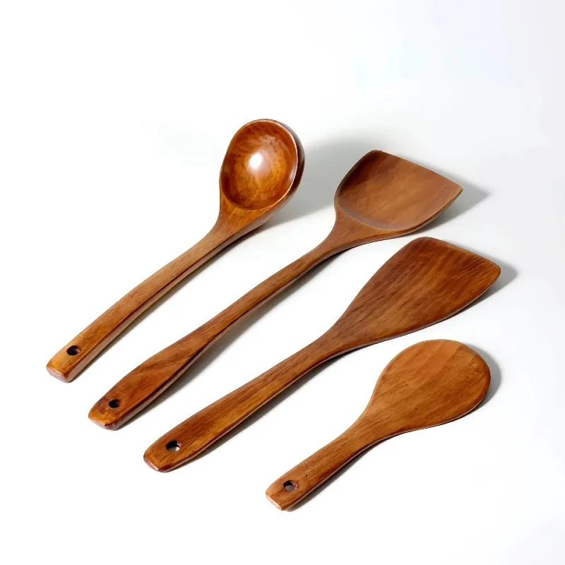 

Kemu durable, non stick pan, specialized stir fry spatula, heat-resistant spoon, kitchen tools
