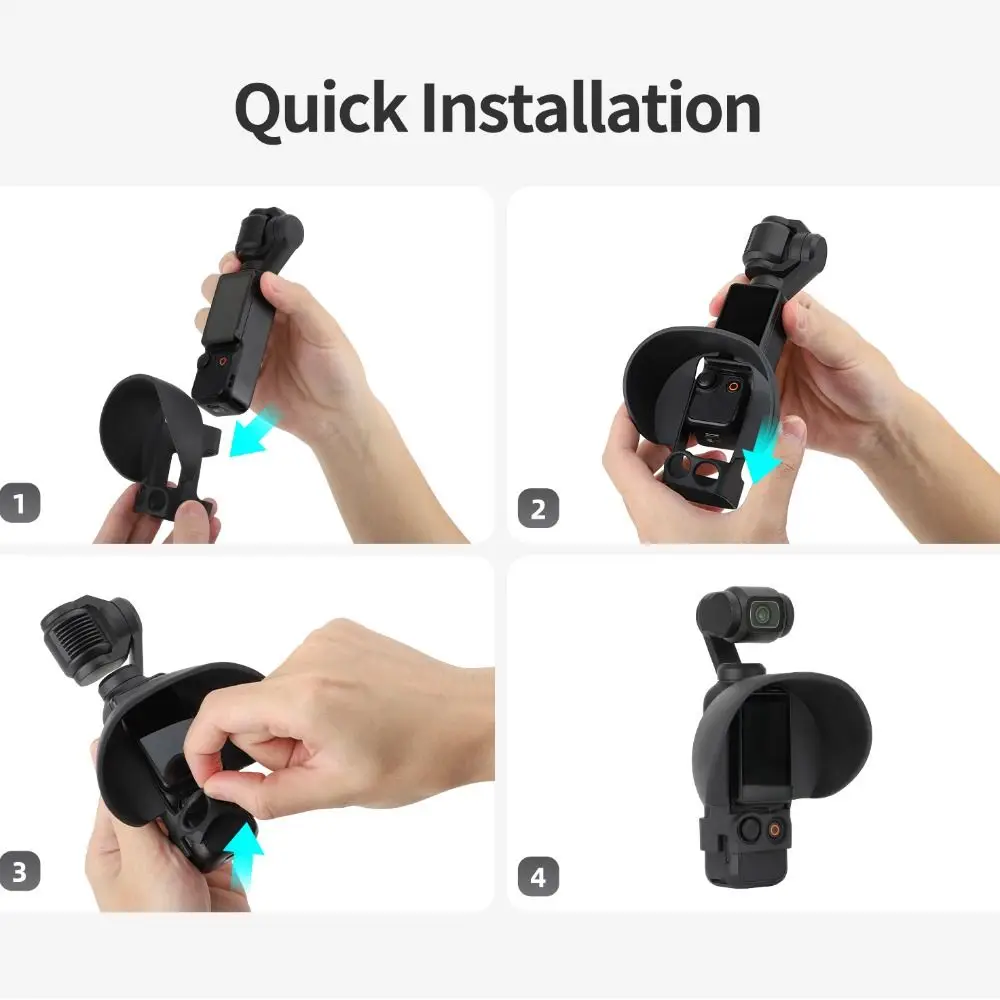 غطاء شاشة واقي من الشمس مضاد للوهج لشاشة حجب الضوء لهاتف DJI Osmo Pocket 3