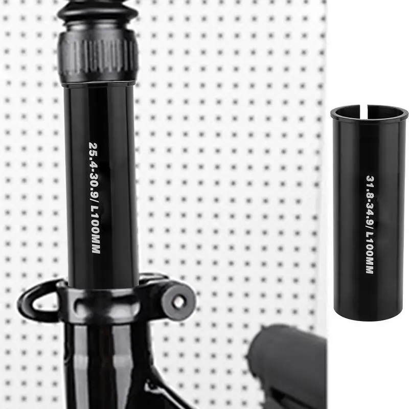 Cycling Seat Tube Adapter Conversion Sleeve Seatpost Expander Sleeve Suspension Seatpost Shim Aluminum Alloy Seat Tube Adapter image 2