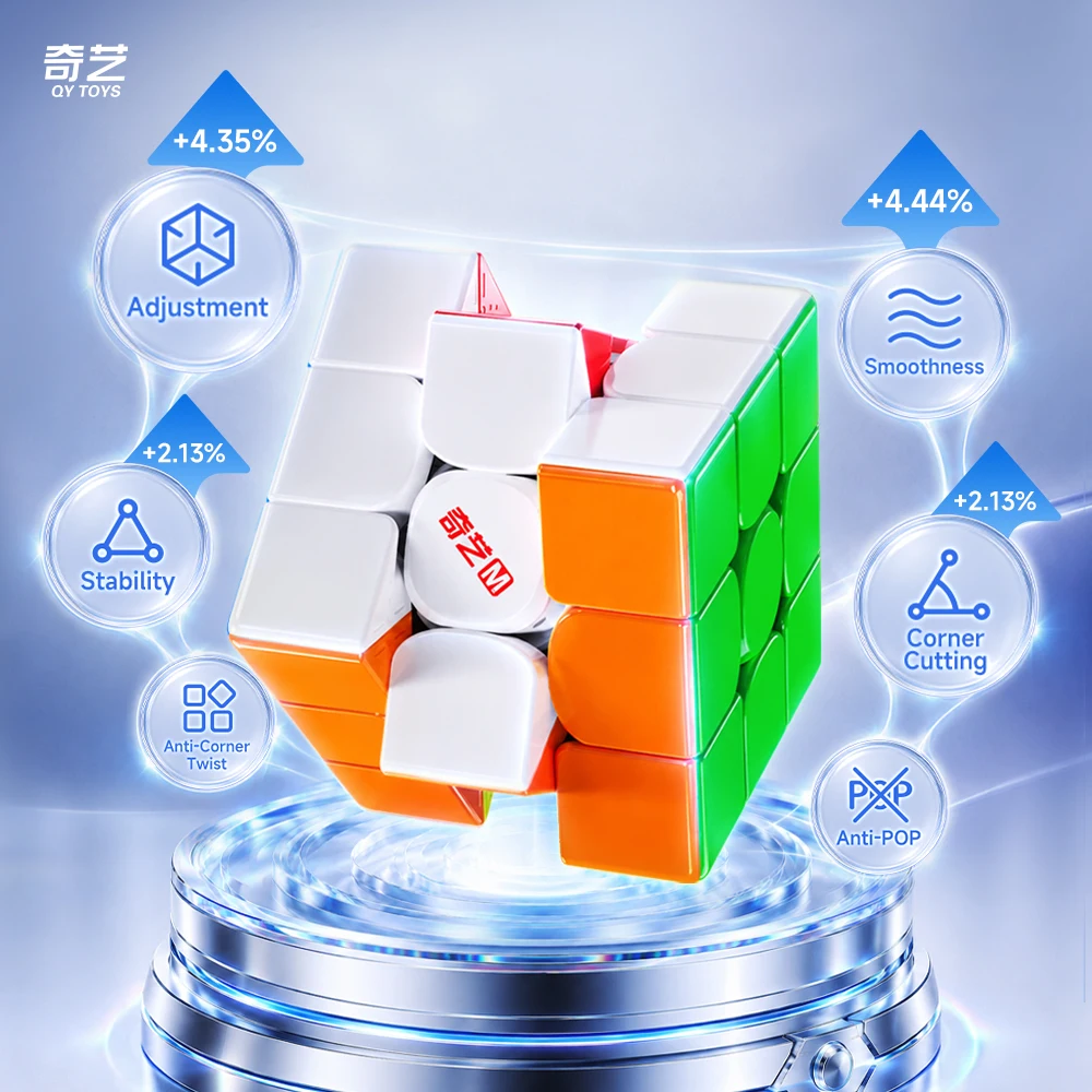 QiYi M Pro V3 Flagship Pioneer UV 3X3 Magnetic Magic Cube Speed Cube Fidget Toys Qiyi 3x3 M PRO Cubo Magico Puzzle