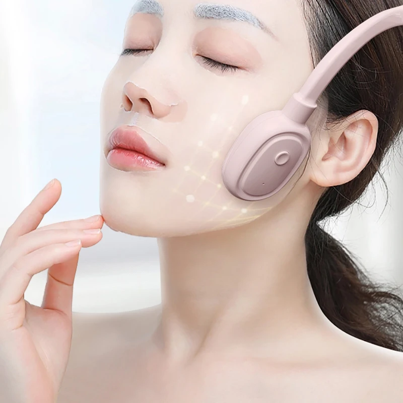 Dispositivo per il lifting del viso Collo Introduttore per il massaggio degli occhi del viso Microcorrente Ringiovanimento della pelle Dispositivo di bellezza antietà Massaggiatore per il viso