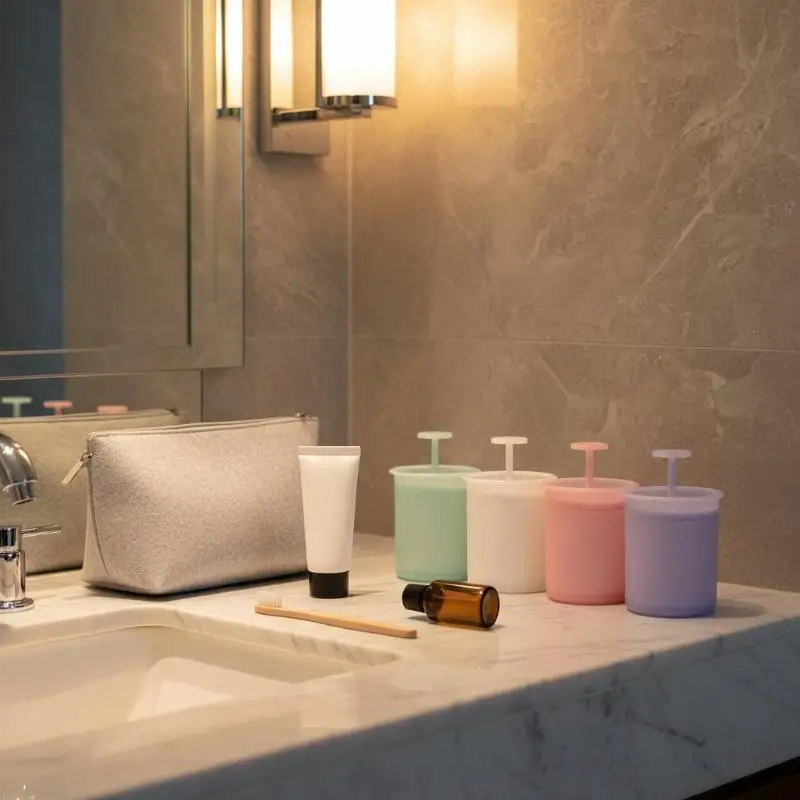 Travel Handheld Manual Facial Foam Maker Creates Rich Bubbles For Cleanser