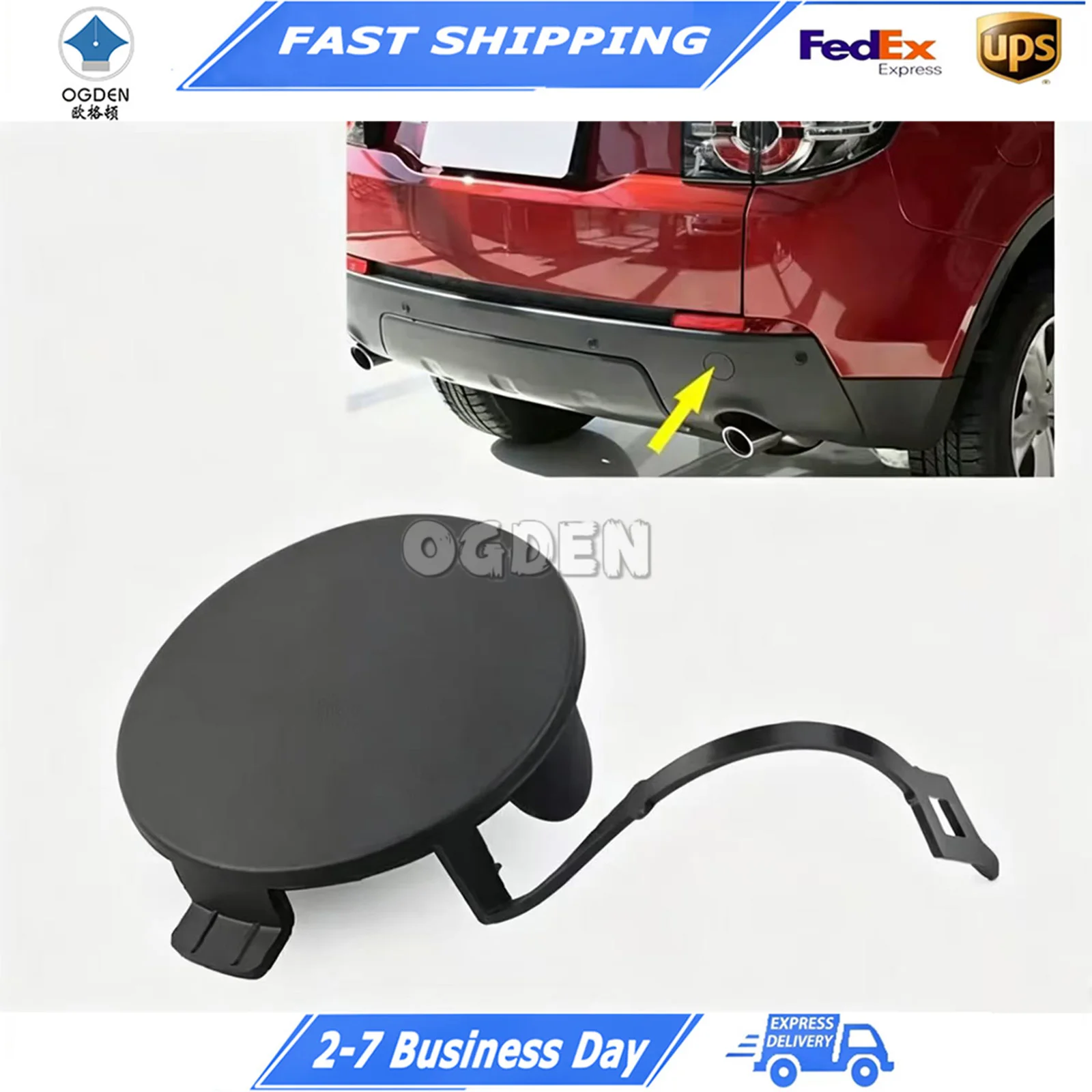 

OGDEN Bumper Tow Hook Cover for Land Rover Discovery Sport FK72V17K922AA LR061302