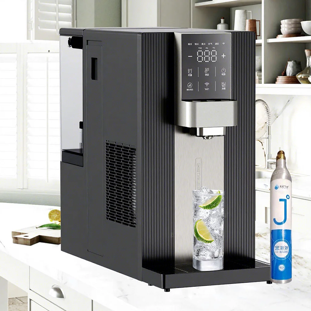 Certificated Hot Cold Sparkling Water System Reverse Osmosis Filter Countertop Soda and Sparkling Water Makers