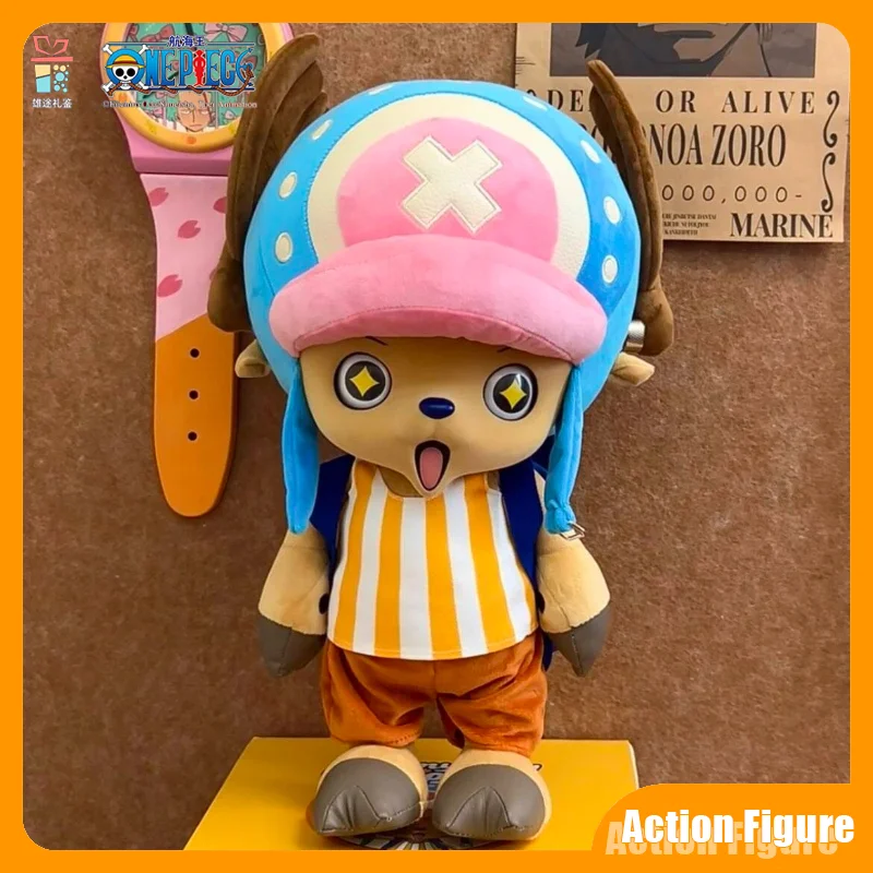 

In Stock Authentic One Piece Tony Tony Chopper 400% Large Plush Doll Toy Joint Movable Doll Anime Peripheral Holiday Gifts