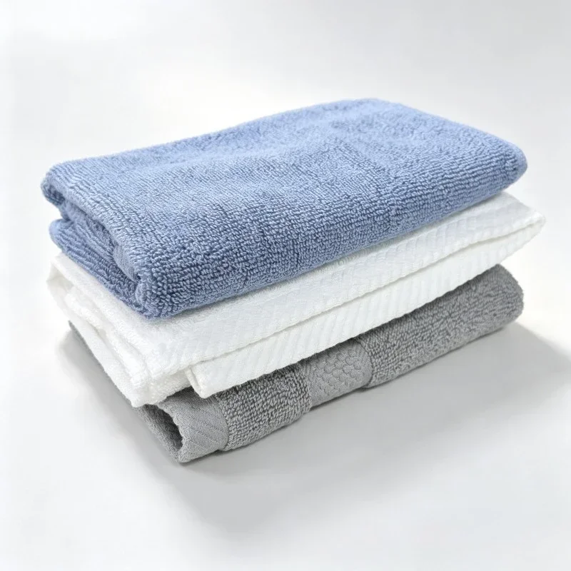 Japanese Original Pure Cotton Oversized Thick Square TowelStylish Minimalist Solid-Color Kitchen&Kids’ Hanging Towel New Arrival