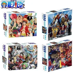 In Stock 1000pcs Puzzle Anime One Piece Paper Puzzles Cartoon Anime Diy Assembling Puzzles Toys For Adults Gifts