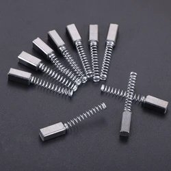 10pcs Old Home Sewing Machine Carbon Brush 180W 250W Electric Motor Spring Block for Singer New Home Elna Kenmore Overlock Edge