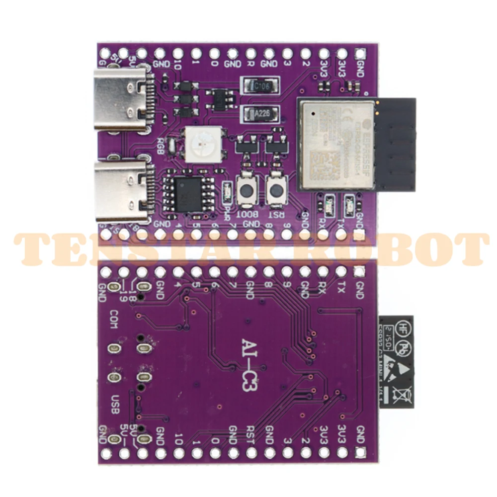 ESP32 ESP32-C3 ESP32-S3 Dual Type-C Development Board CORE ESP32-C3-DevKitM-1 ESP32-C3-MINI-1 ESP32-S3-DevKit C N16R8