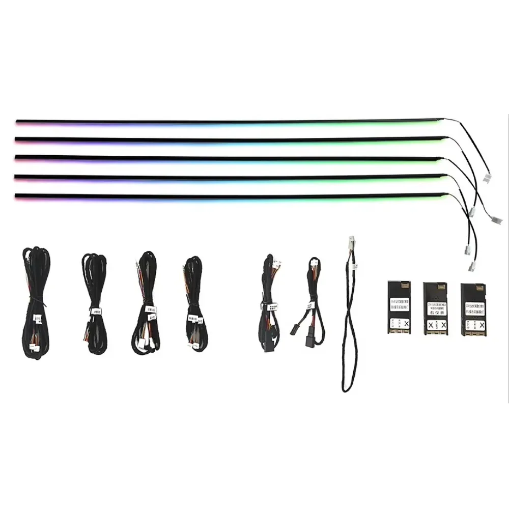 For Mercedes Benz A/B/CLA/GLA/GLB-class W177 C118 W247 Car Interior Upgraded 64 Colors Colorful W177 Active Ambient Light