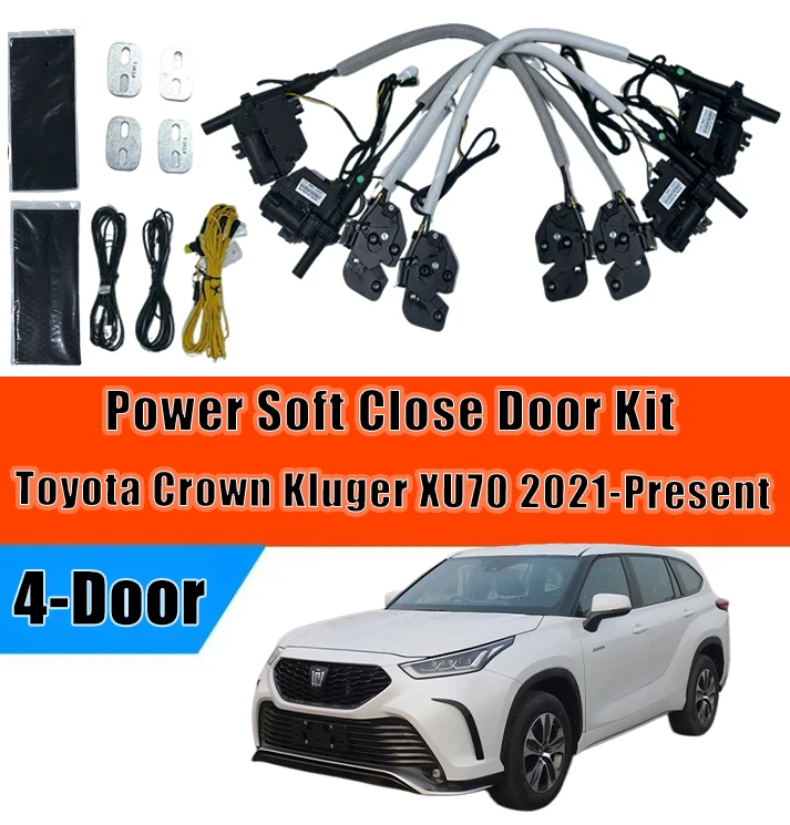 XCAR For Toyota Crown Kluger XU70 2021-Present, Automatic Door Closing System with Electric Soft Close and Suction Lock