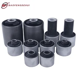 10PCS Front Suspension Upper Lower Control Arm Bushing Kit for Lexus LS460 LS600H RWD 2006-2017 4862050081 4863059125 4861059125