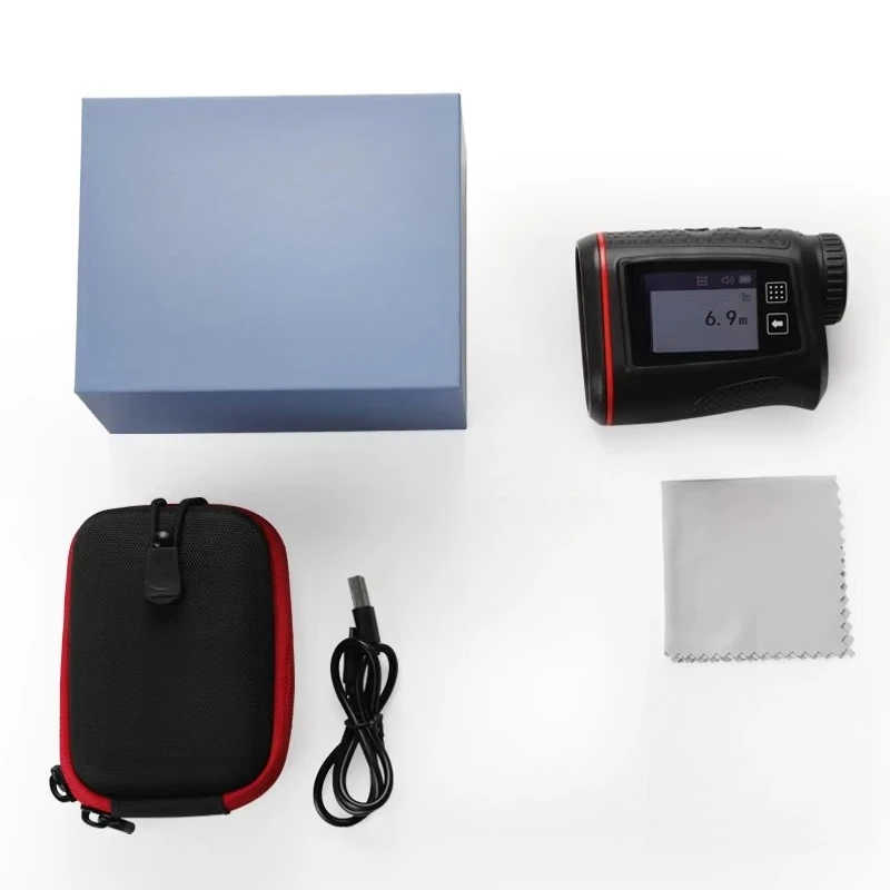 Laser Rangefinder 600M Distance Meter for Golf and Hunting Telescope with Slope Angle Measurement USB Range Finder