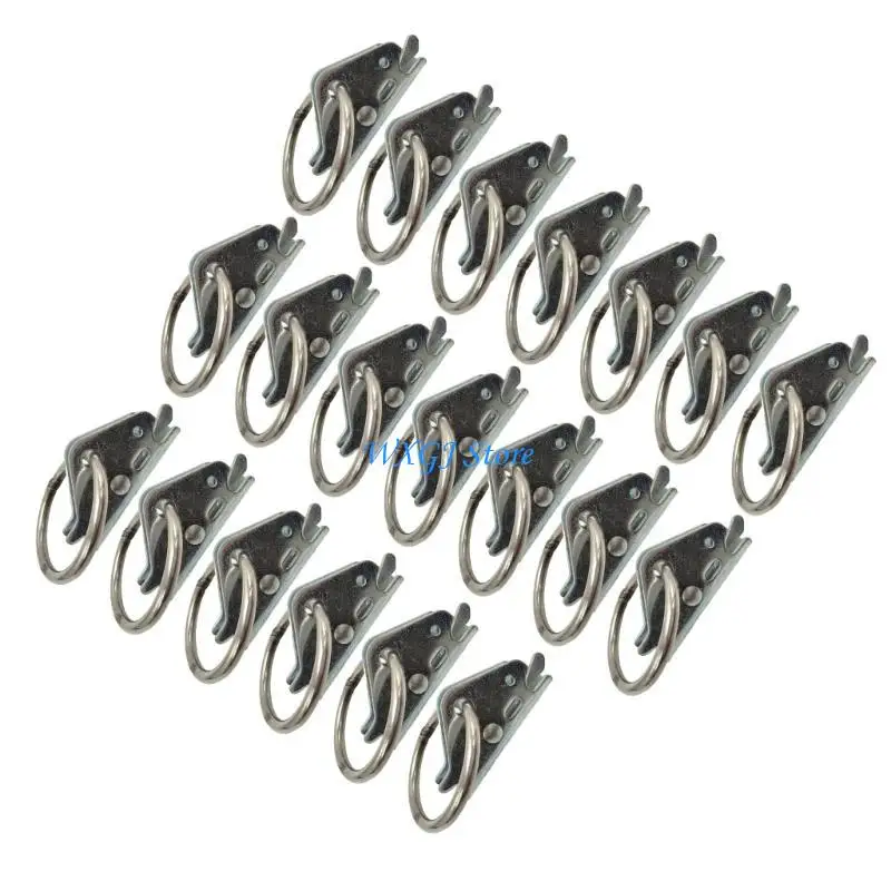 37JE Pack of 20 E Track Spring Loaded Clips Heavy Duty Cargo Lock for Trucks Trailers