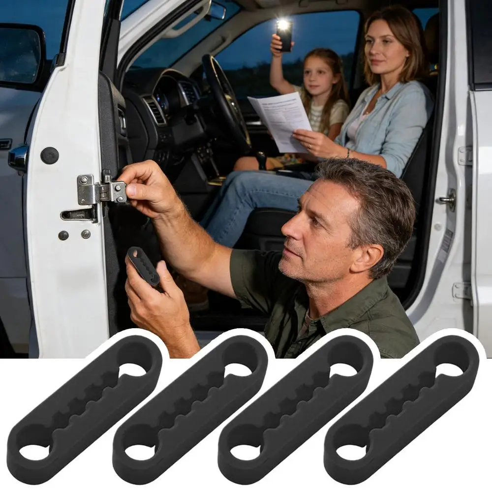 Autotür-Stoßdämpfer-Pads aus Silikon, elastische Dämpferkissen, Autotür-Stoßdämpfer-Polster für Fahrzeuge, Wohnmobile, LKWs, Automobilbereich – Detail 12