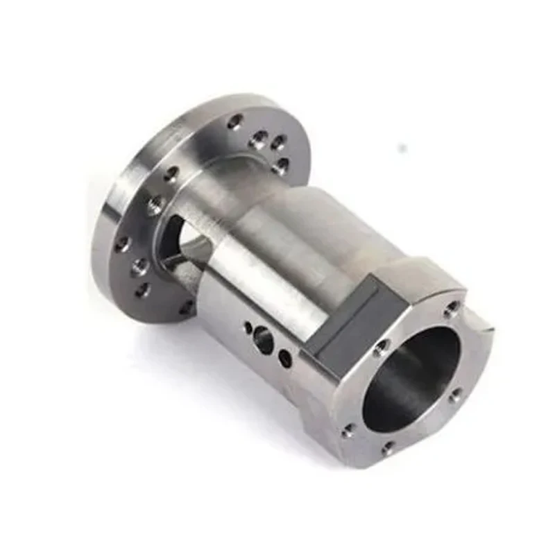 Custom Titanium Alloy CNC Machined Helical Groove Sleeve CNC Turning Milling EDM Machining Titanium Alloy Parts