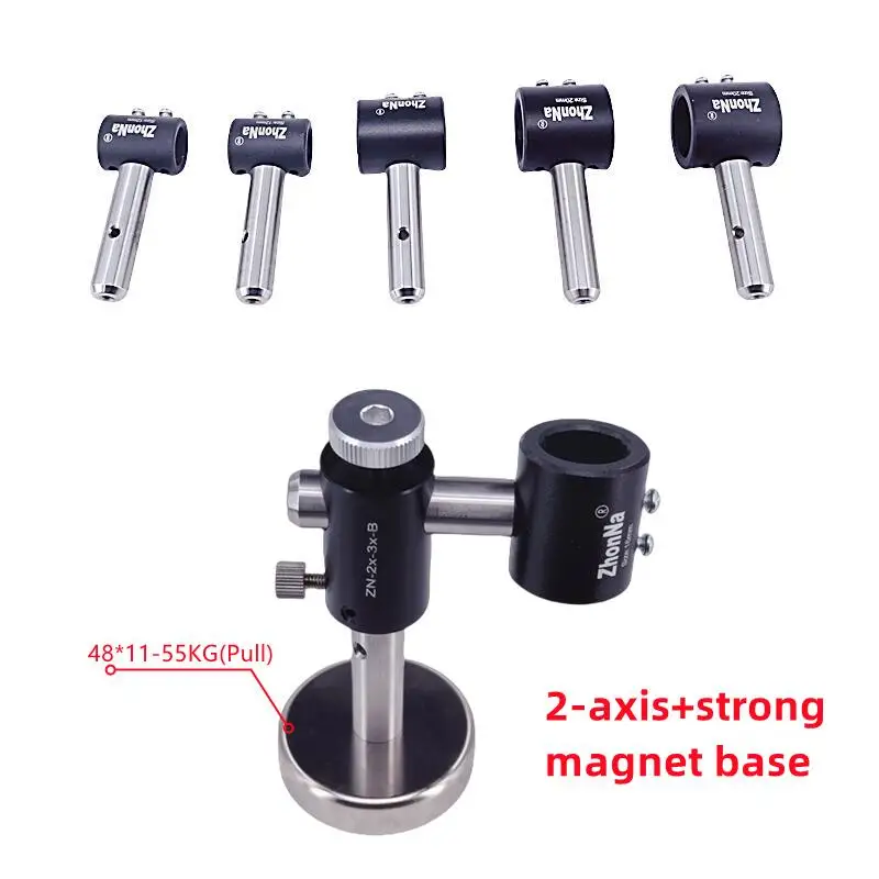 Instrument 2-axis Optical Bracket Laser Module Installation Bracket with M6 Screw Fixed Base And Optional Strong Magnet