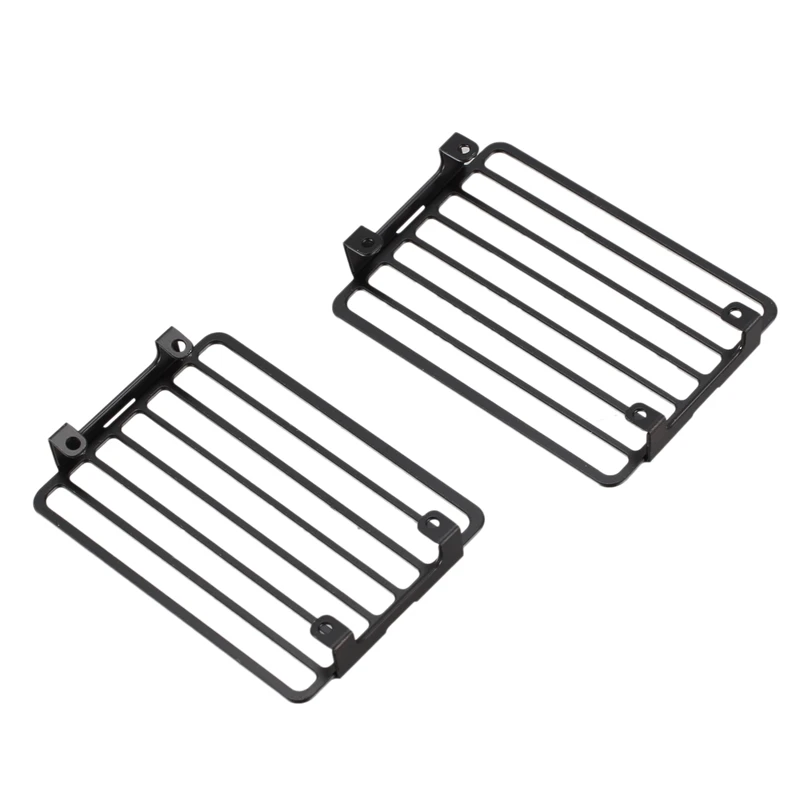 2Pcs Metal Front Side Lamp Guards Light Cover For 1/10 RC Crawler Traxxas TRX6 G63 TRX4 G500