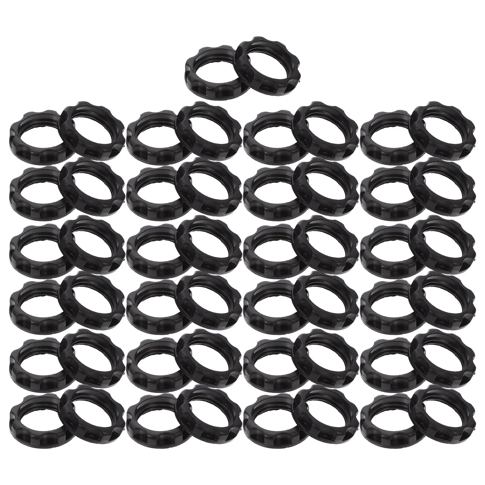 

50Pcs Light Holder Fixing Ring Selected Materials Strong Durable Easy to Store Lamp Holder Ring Lamp Accessory