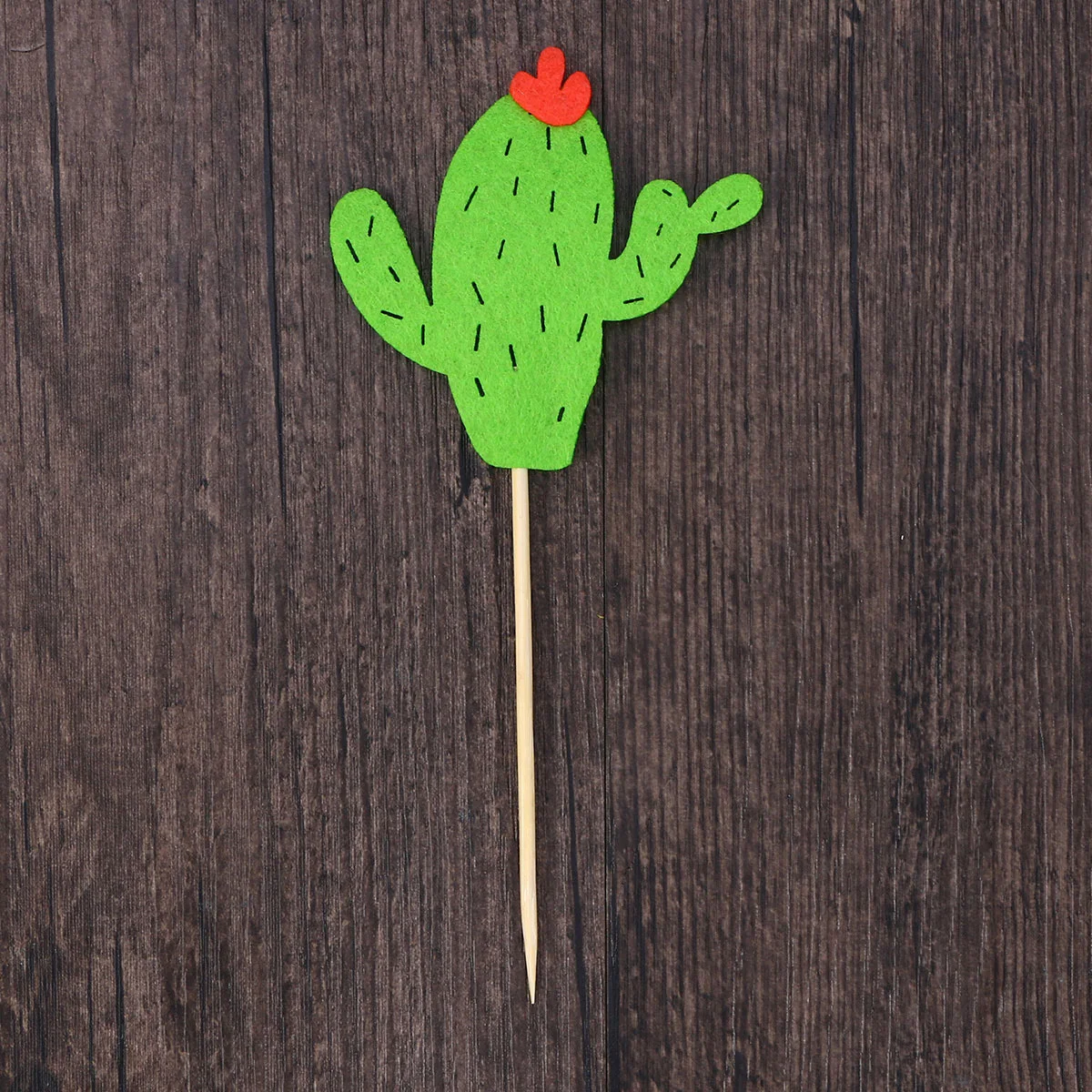 

6Pcs Cactus Cake Decor Creative Pattern Insert for Birthday Party Festival Cake Decoration Dessert Topper Dessert Insert