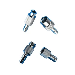 LC25+LC27 Metal Gas Luer Connector NIBP Cuff BP Quick Connecting for GE Colin Wellch Allyen Use