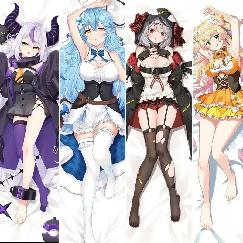 Hololive Vtuber Anime Hugging Body Pillow Case Sexy Waifu Cushion Dakimakura Sakamata Chloe Pillowcase Otaku Long Cover