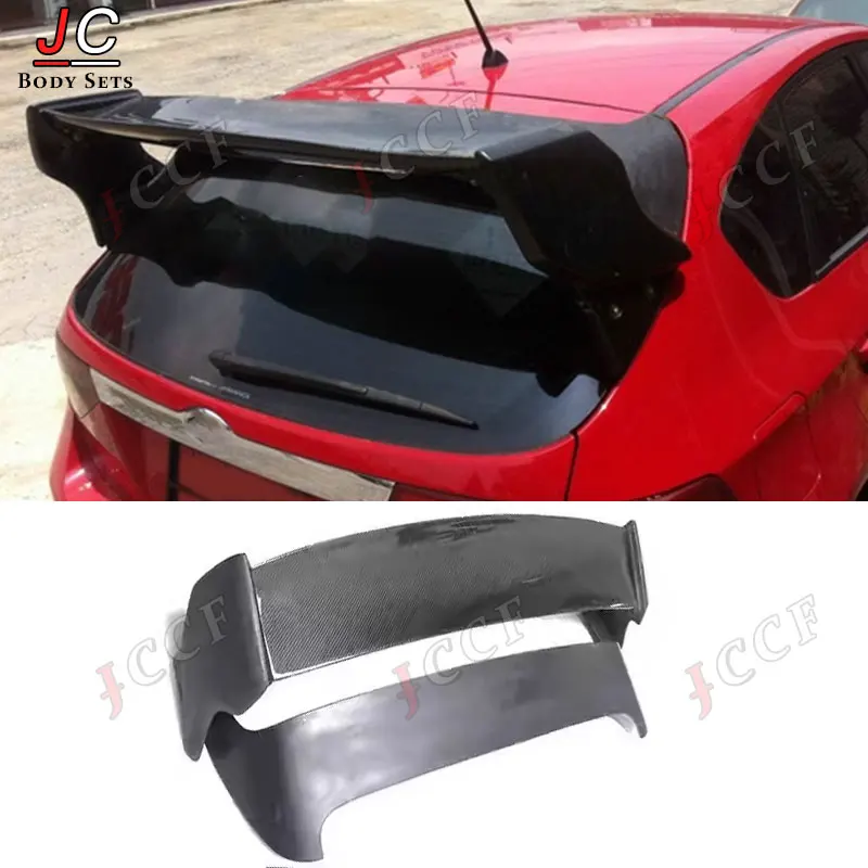 VS Style ألياف الكربون + FRP الجذع الخلفي التمهيد الشفاه الجناح مع مصباح ليد سقف المفسد لسوبارو امبريزا WRX STI