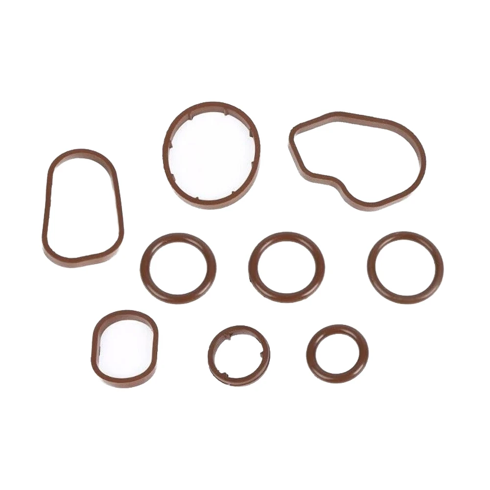 Engine Repair As Shown Oil Radiator Gasket Practical Car Oil Radiator Parts Radiator Seal Kit Easy Installation
