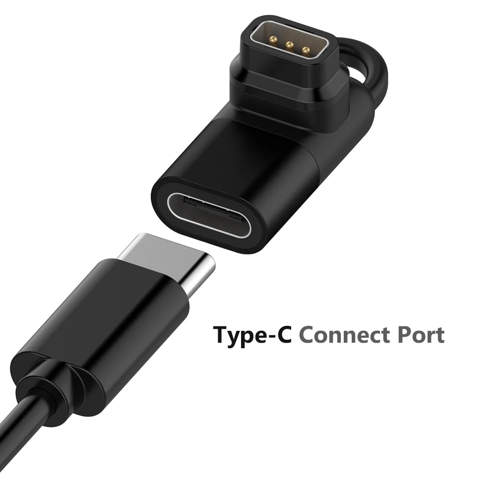 USB-C-Ladegerät für Coros Pace Pro Smartwatch Typ-C-Ladekabelkonverter 90-Grad-Winkeladapter für Coros Pace Pro