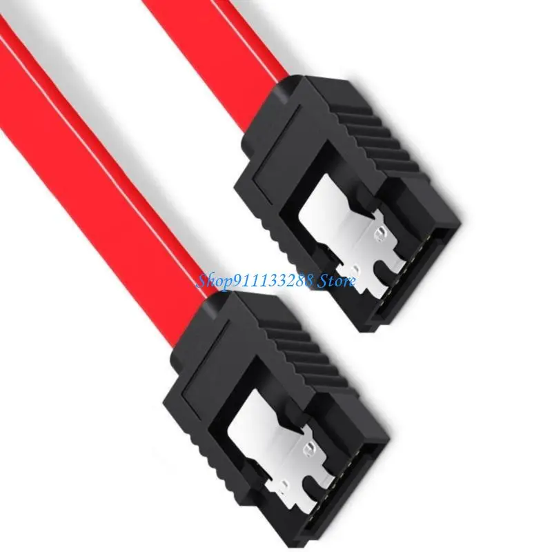 G88D SatasIII Cable 6Gbps Data Cable 7Pin Angled Connectors Locking Latches Satas Data Cable for HDD Ssds PC Servers Storage