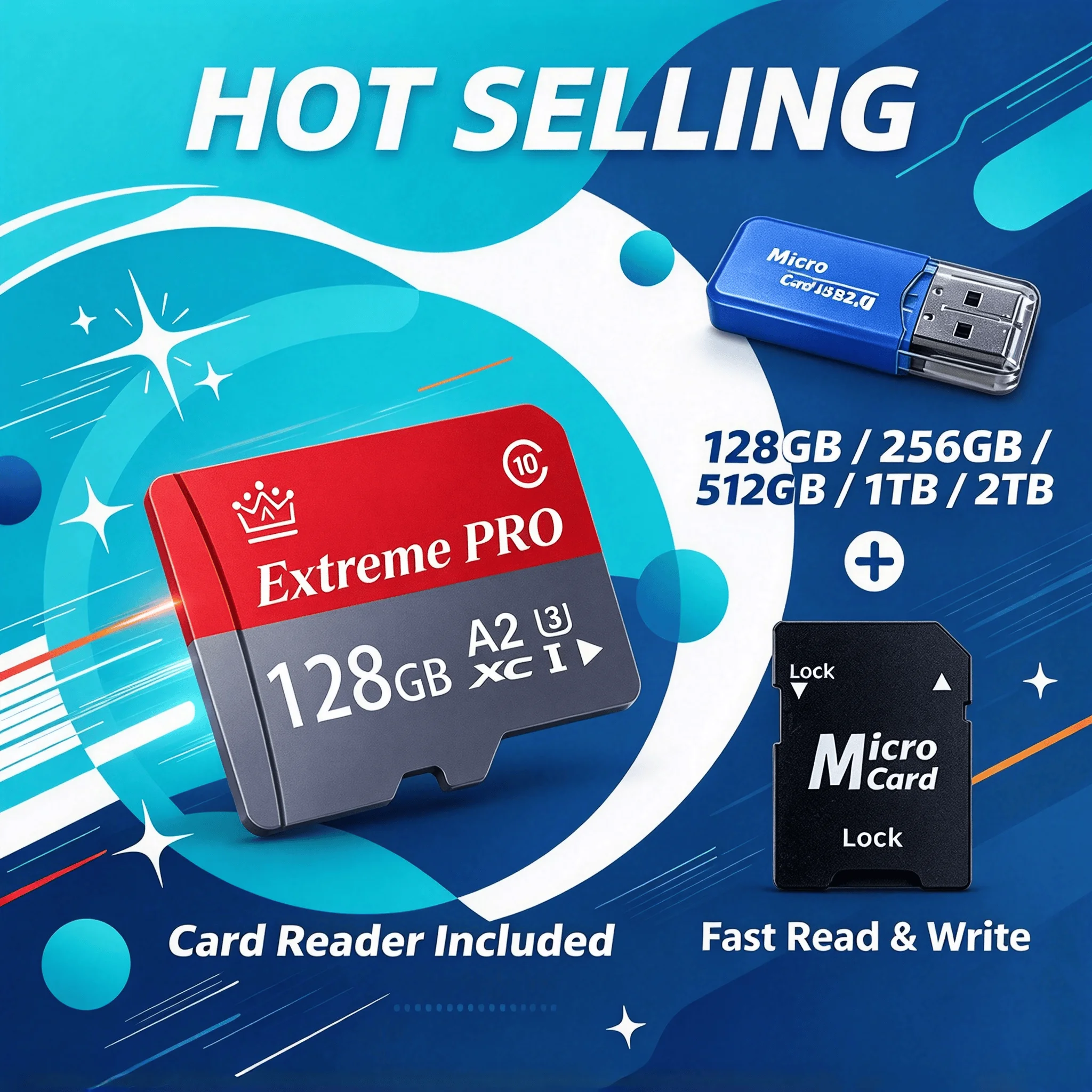 Micro TF SD Card Reliable Security Camera 128GB 256GB Fast Read Write Class 10 Pro Max Unit Plus Speed Xtreme System