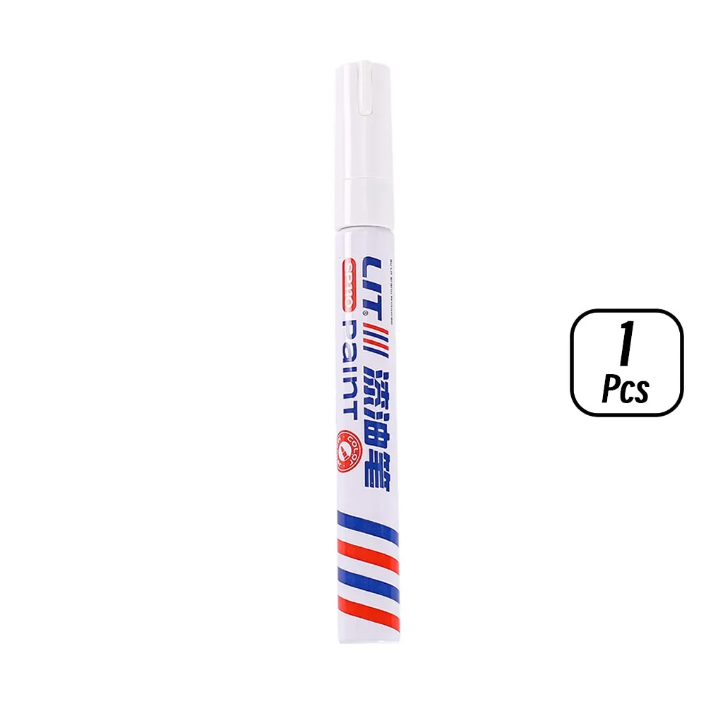3mm 10 p Kleurrijke 8 Kleuren Permanente Verf Marker Waterdichte Witte Markers band loopvlak rubber stof Verf metalen Verf Marker Pennen