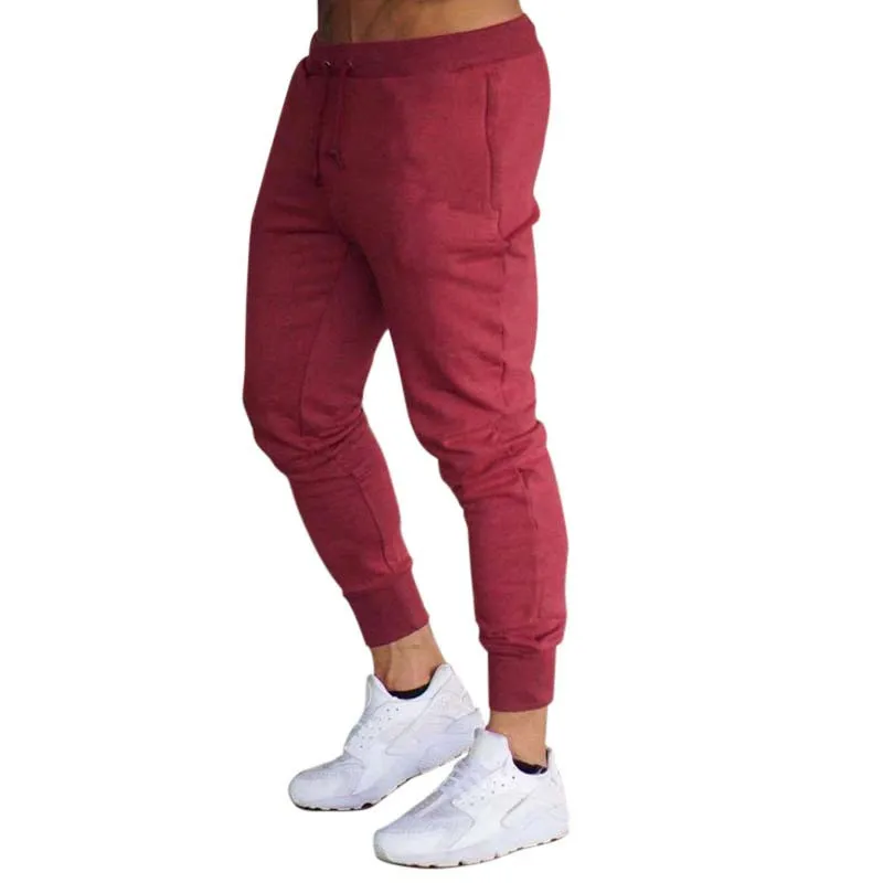 ربيع منتظم صالح سراويل رياضية الرجال Sweatpants عادية الرباط مرونة الخصر السراويل الرياضية مع جيوب وملابس الشارع الشهير