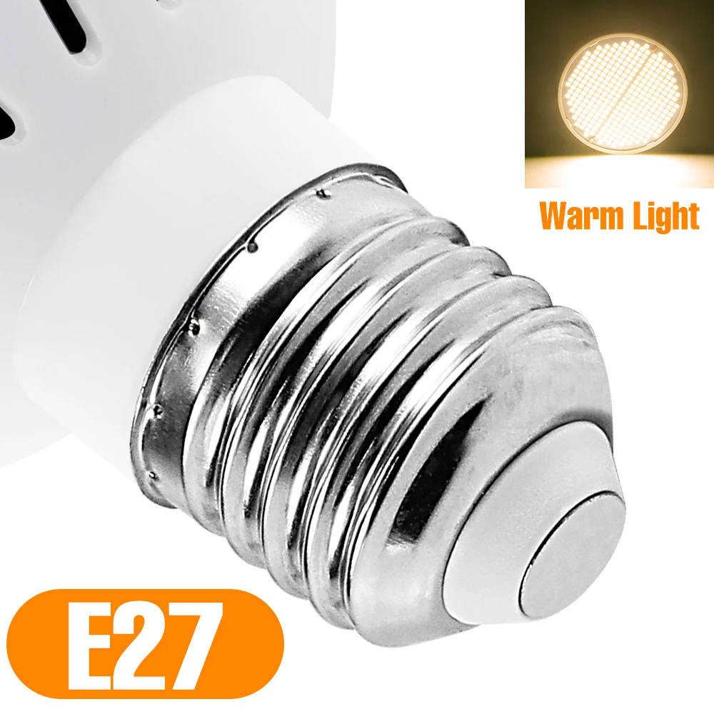 LED 220V Lamp E27 Spotlight Led Lamp Warm Wit Licht 220V LED Kroonluchter 110V Voor Thuis woonkamer Slaapkamer Plafondlamp Lamp