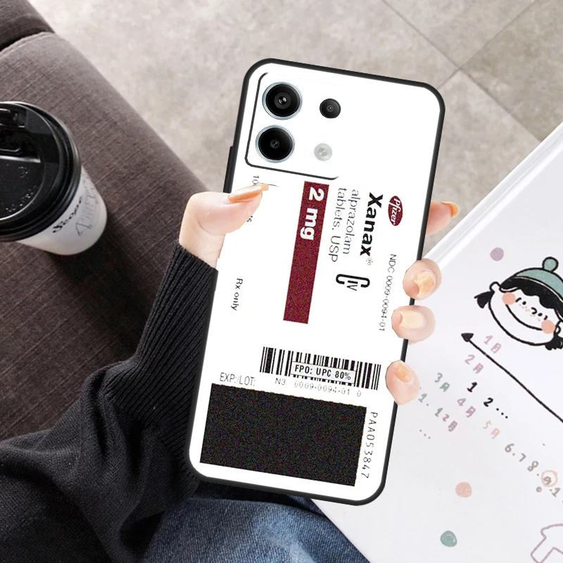 XANAXS funda con patrón para Xiaomi Redmi Note 14 Pro 9 10 11 12 13 Pro 11S 12S funda para Redmi 14C 12C 10C 13C