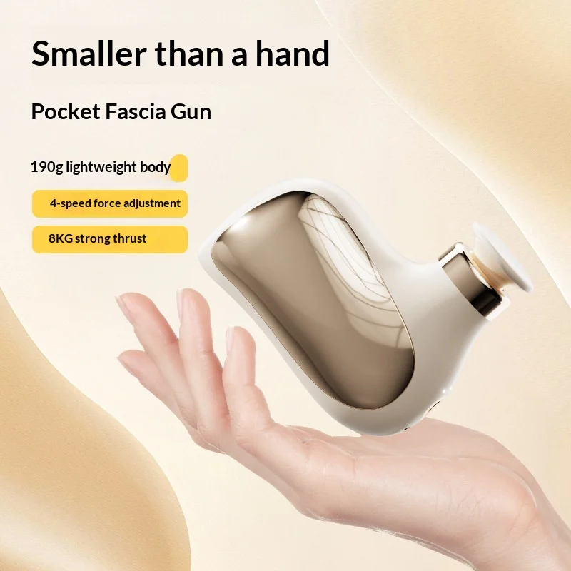 

Mini Pocket Fascia Gun, Portable Deep Tissue Massager, Full Body Muscle Relax Tool For Shoulder Neck Leg Face Beauty Massage