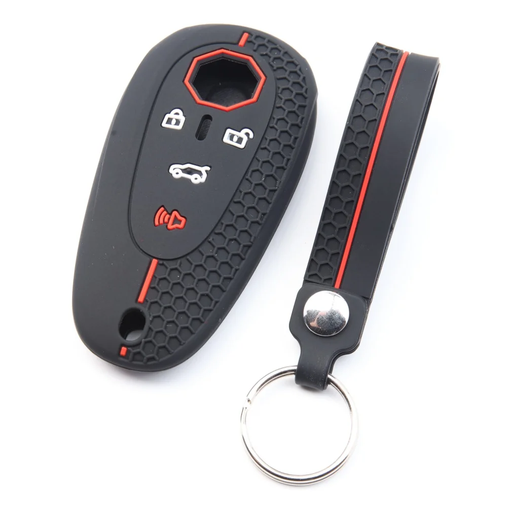 Silicone Car Remote Fob Key Cover Case For MG Car Key Bag Cyberster Car Key Set All Inclusive High-End Feeling