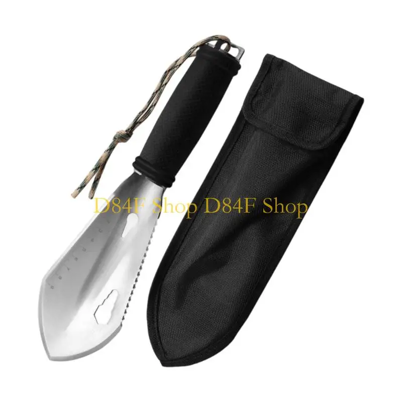 D84F High Quality Stainless Steel Hand Trowel Multi Purpose Design For Garden Camping Activities