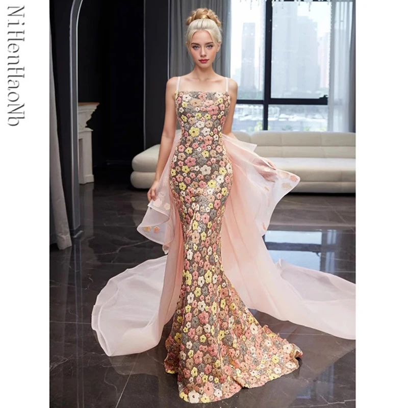 Sexy Maxi Quinceanera Dresses Fashion Sleeveless Backless Bodycon Evening Dress New Year's Birthday Party Long Dress