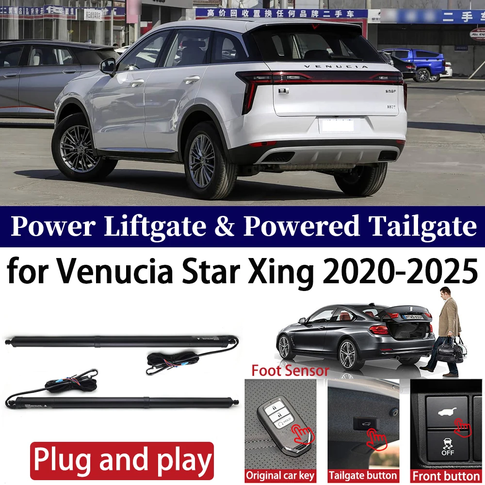 

ZhuCamX for Venucia Star Xing 2020-2025 Car Auto Power Electric Tailgate Liftgate Lift Trunk Closer System Boot Lift Motor Kit