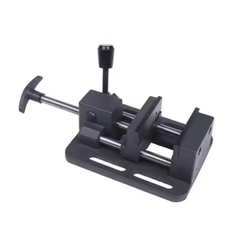 TEBAK 4 Inch 100mm Fast Drilling Machine Flat-Nose Pliers Precision Bench Drill With Quick-Action Fixture Woodworking Vise