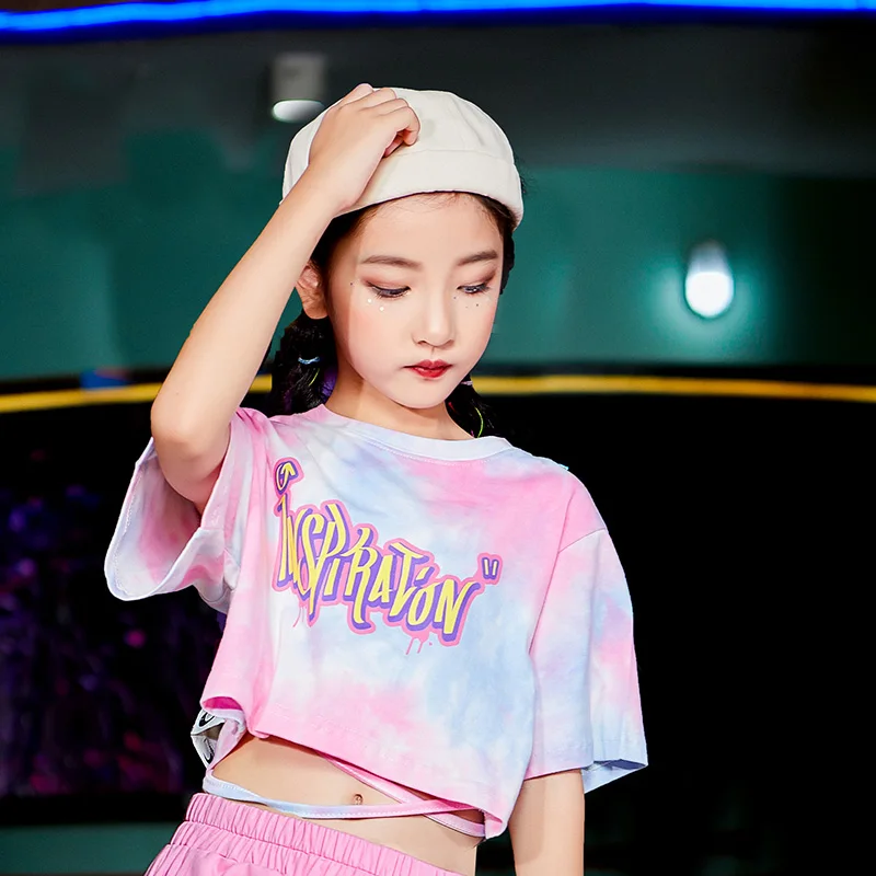 Children's Jazz Dance Performance Costumes, Girls' Hip-hop Cool Trend Dance Costumes, Summer Trendy Street Dance Performance