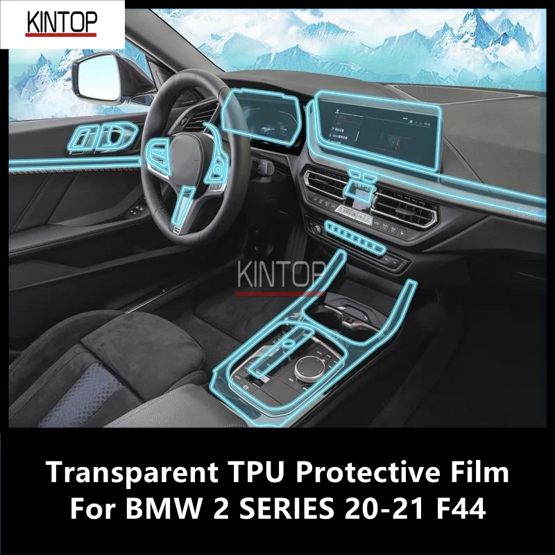 

For BMW 2 SERIES 20-21 F44 Car Interior Center Console Transparent TPU Protective Film Anti-scratch Repair Film AccessoriesRefit